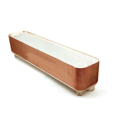 Refrigerador hidráulico de agua caliente bobina de cobre compacto intercambiador de calor de placa soldada