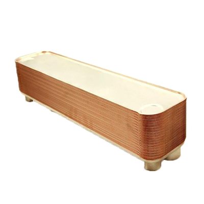 Intercambiador de calor de tipo placa de cobre con soldadura de la serie BL26 para enfriador de aceite del motor de automóvil