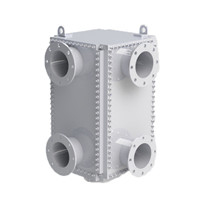 Intercambiador de calor de placas de soldadura completa Intercambiador de calor compabloc para calefacción y refrigeración con aceite