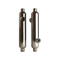 Intercambiador de calor de piscina tubo de acero inoxidable para baja pérdida de presión y alto volumen de flujo en el sistema de piscina