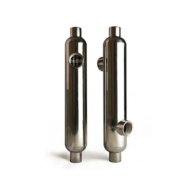 Personalizar el acero inoxidable Ti material de soldadura de plasma concha y tubo intercambiador de calor piscina intercambiador de calor