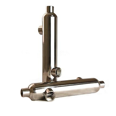 Personalizar el acero inoxidable Ti material de soldadura de plasma concha y tubo intercambiador de calor piscina intercambiador de calor