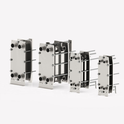 Exchanger de calor de placas de leche líquida de acero inoxidable para uso sanitario industrial
