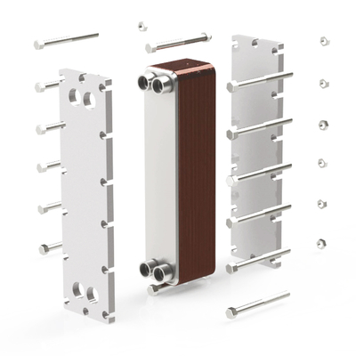 Exchanger de calor de CO2 con brasado refrigerante para aire acondicionado