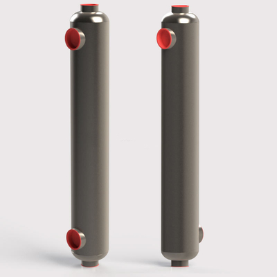Tubo de intercambiador de calor de agua de acero inoxidable tubular de alta capacidad para piscina