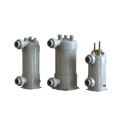 Personalización Intercambiador de calor de bobina de titanio Bomba de calor Calentador de agua Calentador de piscina Para piscina