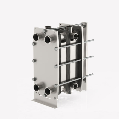 Acero inoxidable Industrial Sanitario Lácteos líquidos Intercambiador de placas de frío de calor Pasteurizador Intercambiador de placas de vapor