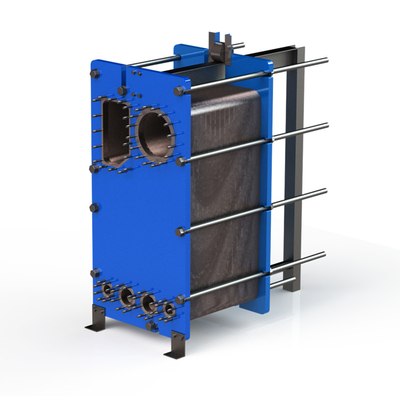 Industria marina acero inoxidable 304/316L Evaporador de intercambiador de calor de placa desmontable