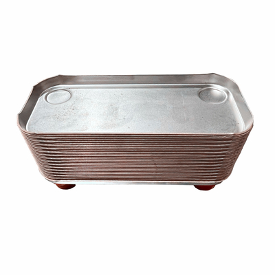 Exchanger de calor de placas de acero inoxidable 304/316L de cobre soldado para la industria marina de alimentos