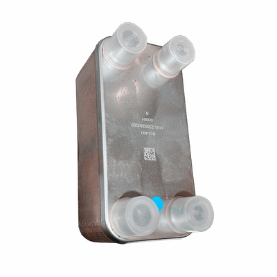 SUS304/316L Evaporador de intercambiador de calor de placa soldada para enfriador de aceite de refrigeración y caldera de gas