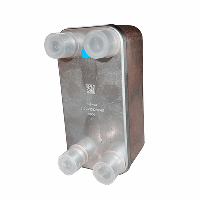 SUS304/316L Evaporador de intercambiador de calor de placa soldada para enfriador de aceite de refrigeración y caldera de gas