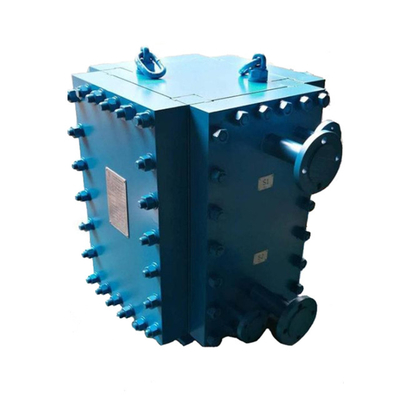 Intercambiador de calor de tipo placa de acero inoxidable soldada con estructura Compabloc