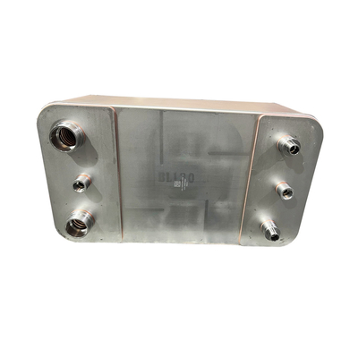 Intercambiador de calor de acero inoxidable de placa soldada Intercambiador de calor de placa soldada BPHE para refrigeración de líquidos