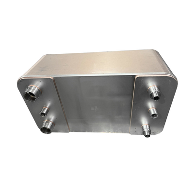 Venta caliente de acero inoxidable de cobre refrigerado por agua condensador de placa soldada intercambiador de calor