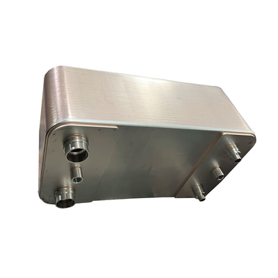 Venta caliente de acero inoxidable de cobre refrigerado por agua condensador de placa soldada intercambiador de calor