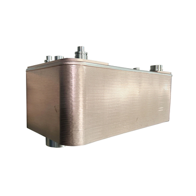 BL130 Intercambiadores de calor de placas de cobre con soldadura para refrigeración de agua