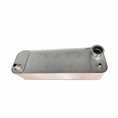 Evaporador de acero inoxidable de cobre Freón a agua Placa de soldadura intercambiador de calor refrigerador hidráulico
