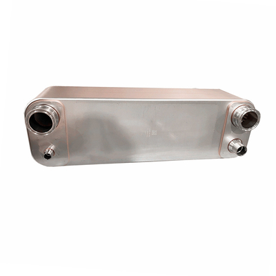 Intercambiador de calor de placa de cobre con soldadura de alta temperatura duradero para refrigerador de agua de leche