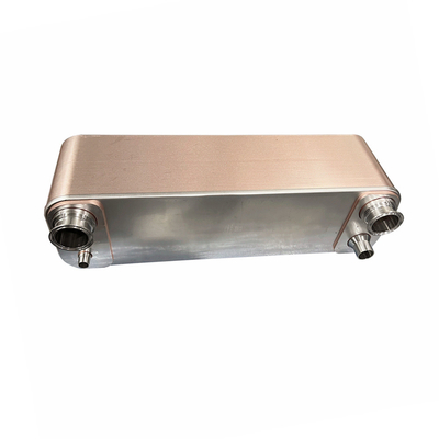 Intercambiador de calor de fabricación profesional Tipo de placa soldada Intercambiador de calor agua agua 316 para HVAC