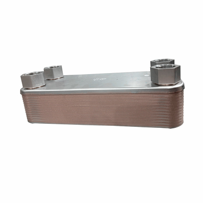 BL30 Refrigerador de aceite a medida Intercambiador de calor de placa de cobre de alto flujo hidráulico