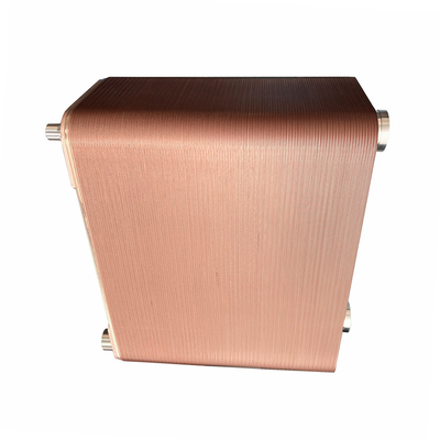 Exchanger de calor de placa soldada de acero inoxidable pequeño de alta eficiencia, enfriador de aceite y agua con condensador de núcleo para aplicaciones de refrigeración