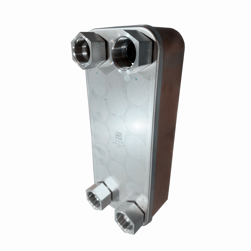Precio competitivo Intercambiadores de calor de placa de cobre soldada para HVAC Chiller bomba de calor y condensador evaporador refrigerador