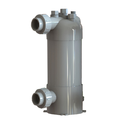 Intercambiador de calor de titanio de alta calidad, calentador de agua de PVC para piscina, bomba de calor