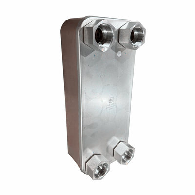 Alta eficiencia de transferencia de calor de acero inoxidable Placa soldada intercambiador de calor para refrigerador HVAC líquido a agua refrigerador