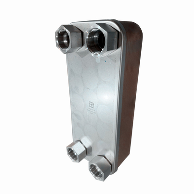 Precio competitivo Intercambiadores de calor de placa de cobre soldada para HVAC Chiller bomba de calor y condensador evaporador refrigerador